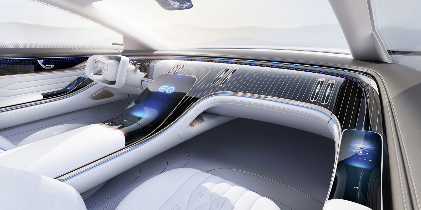 The 2021 Mercedes S-Class takes interior inspiration from the EQS concept