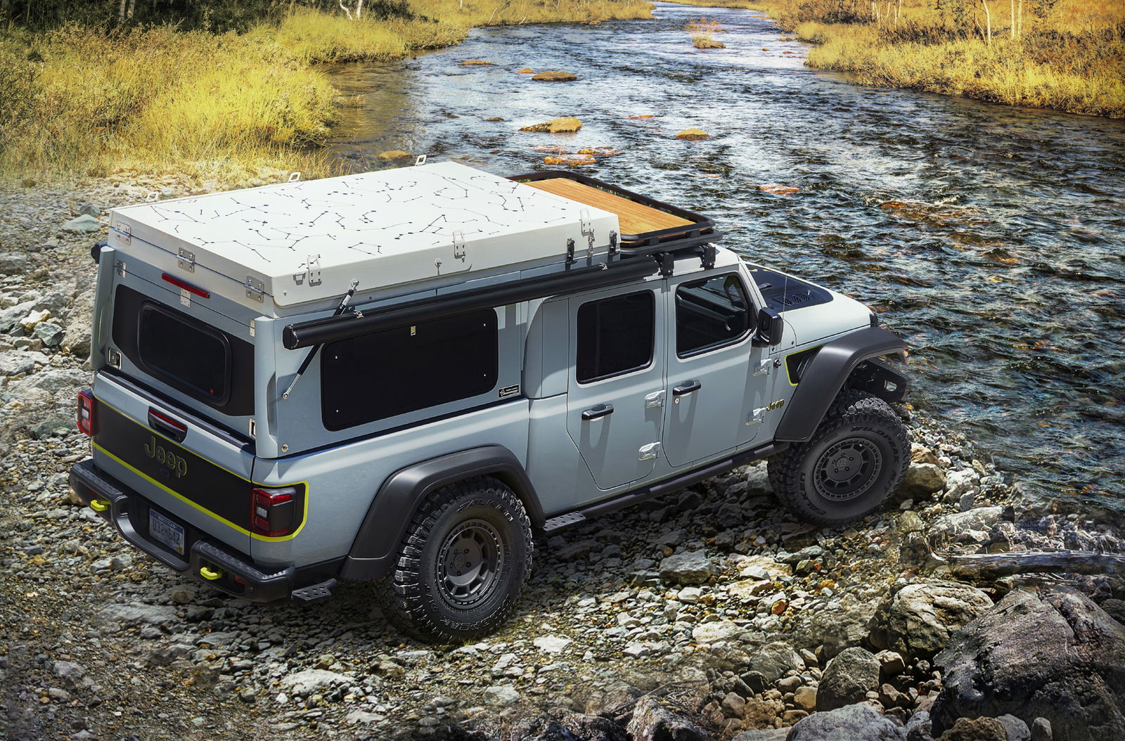 Ultra-Cool Jeep Gladiator Farout Concept Lets You Sleep Wherever You Park