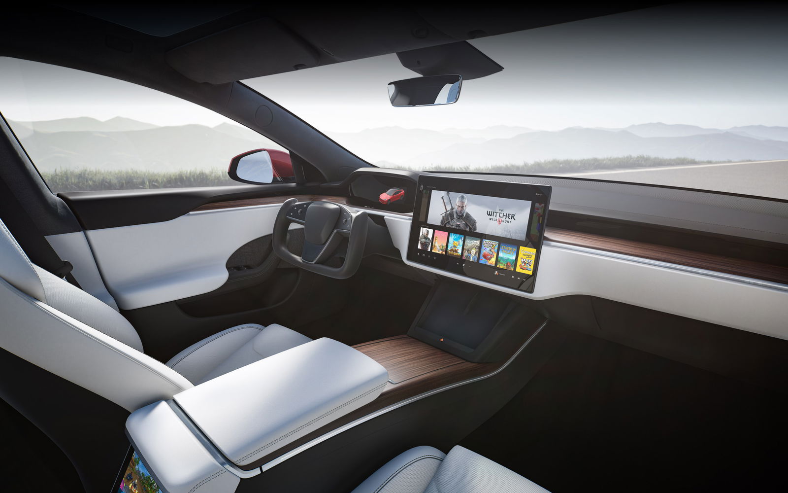 Updated Tesla Model S Has Silly Steering 'Wheel' And 1000bhp Plaid Powertrain