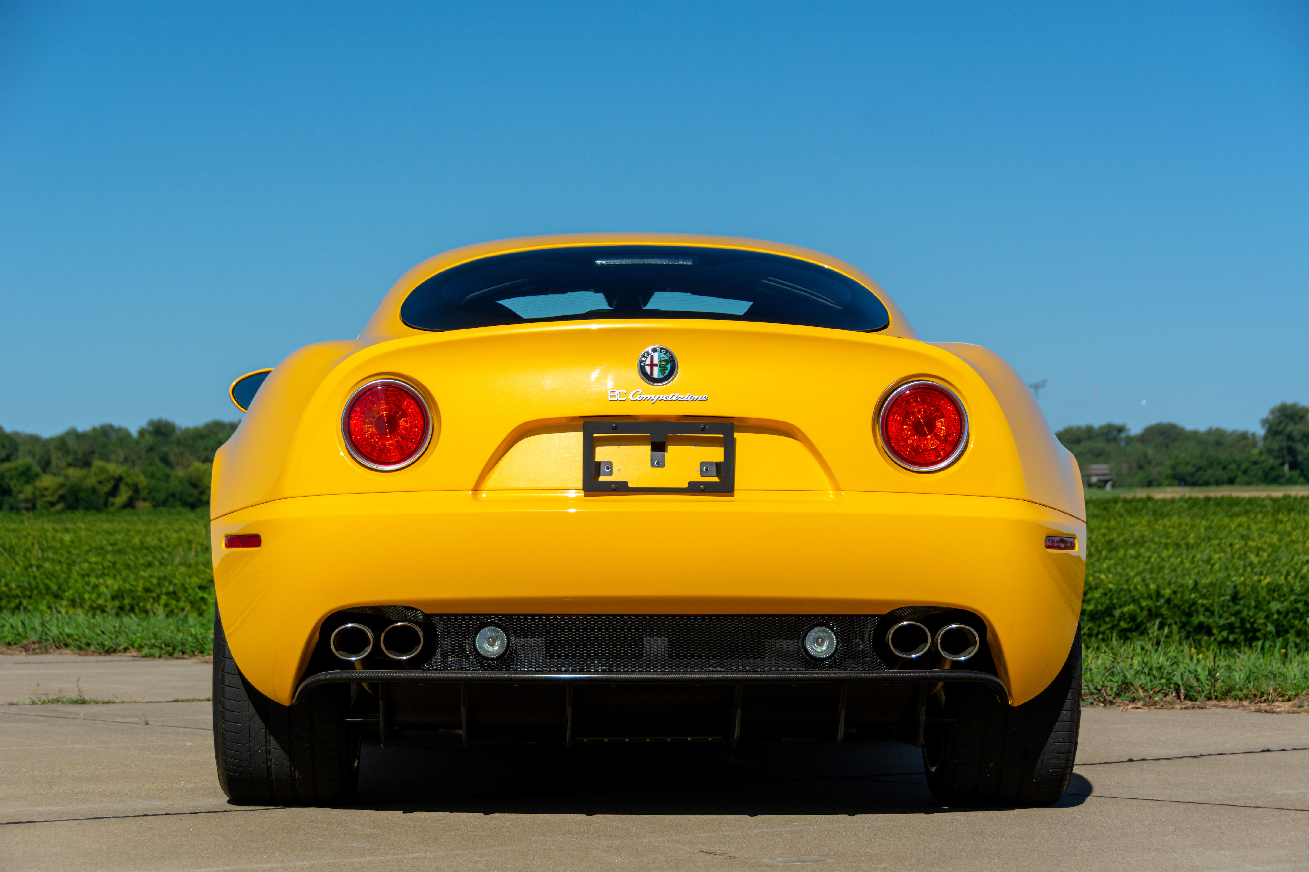 This Vibrantly Yellow Alfa Romeo 8C Could Be Yours