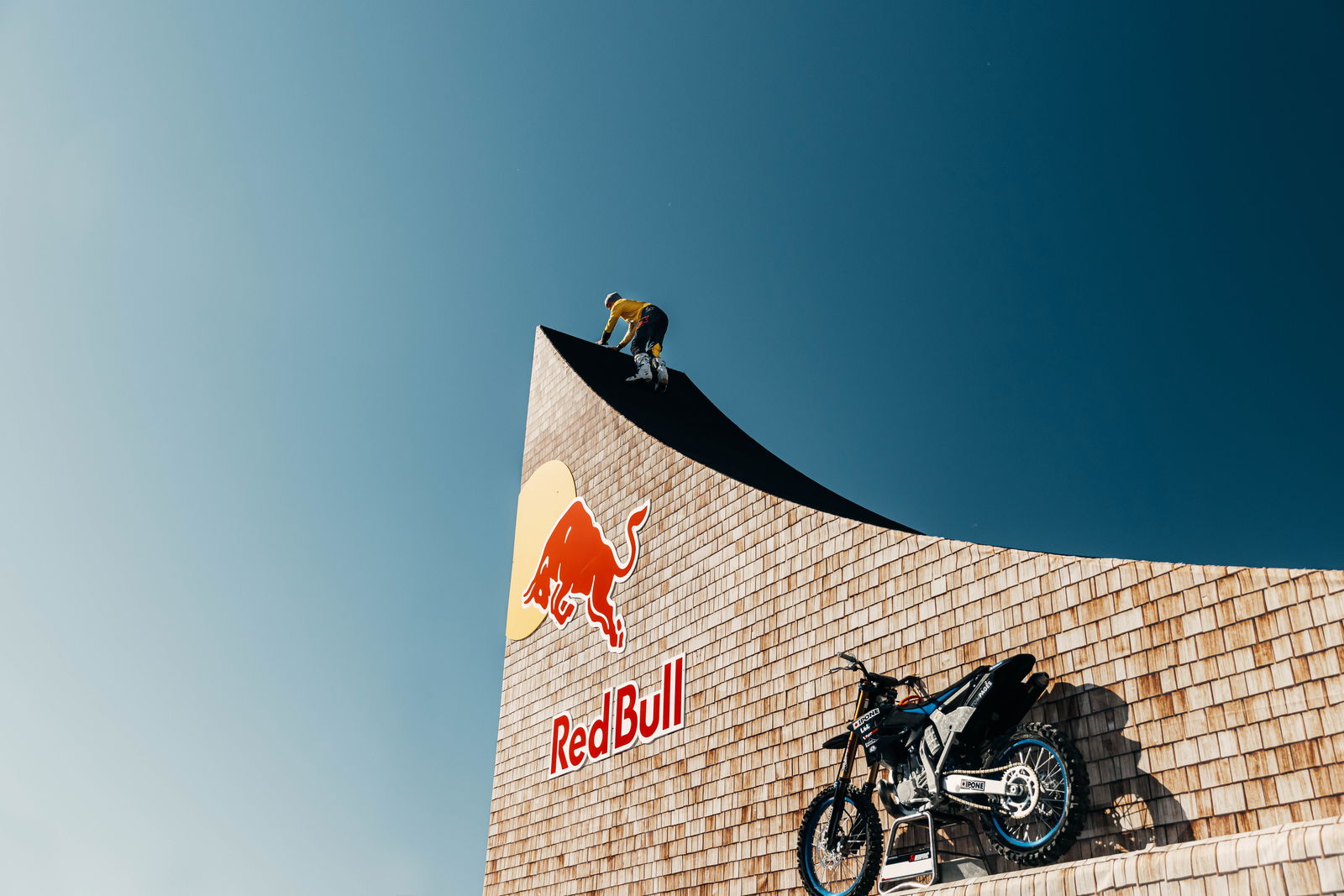 Watch This Motocross Rider Casually Do A Double Front Flip Off A Cliff