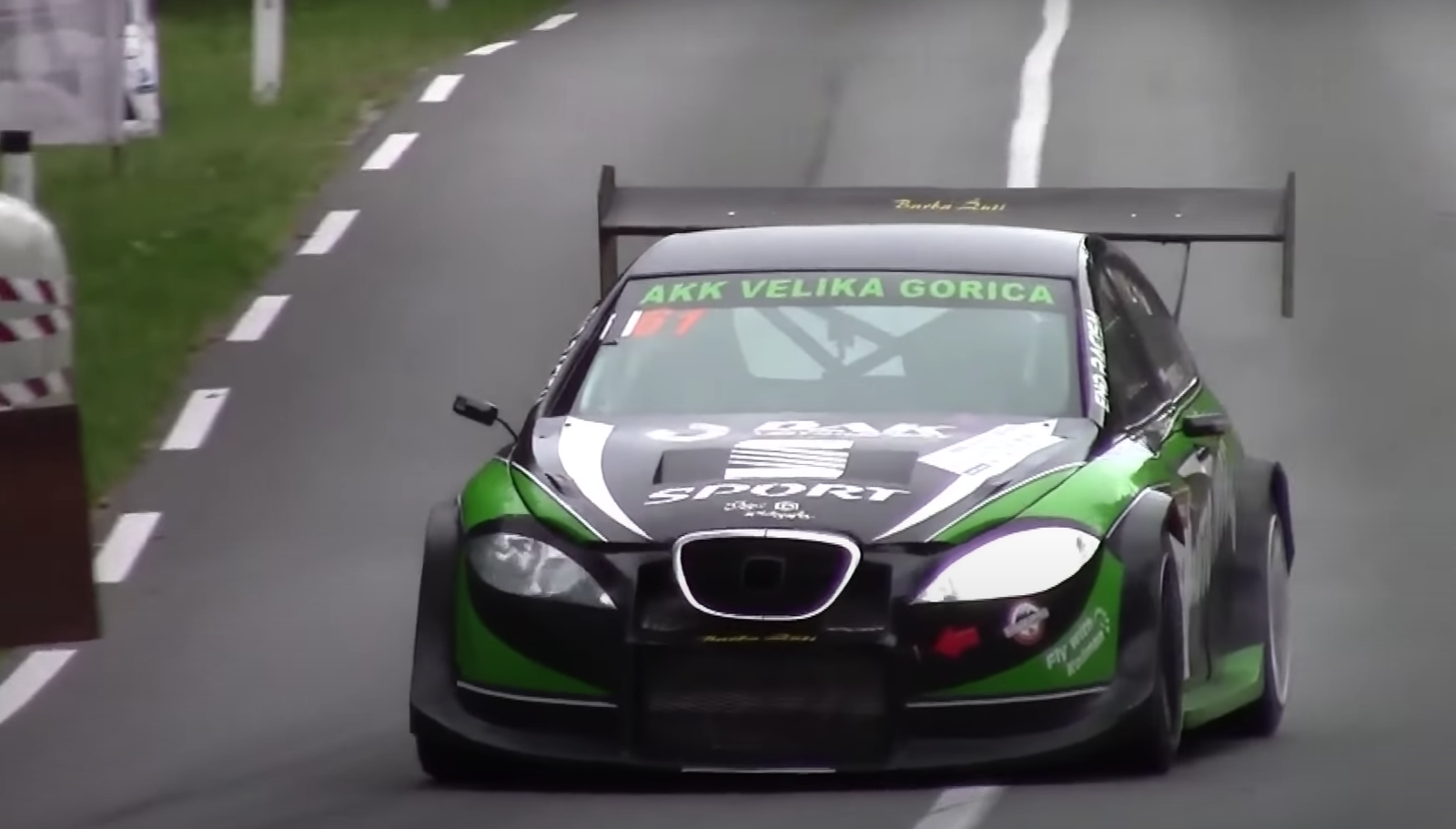 740bhp Seat Leon Hill Climb Car Has A Turbo VR6 And A Giant Wing