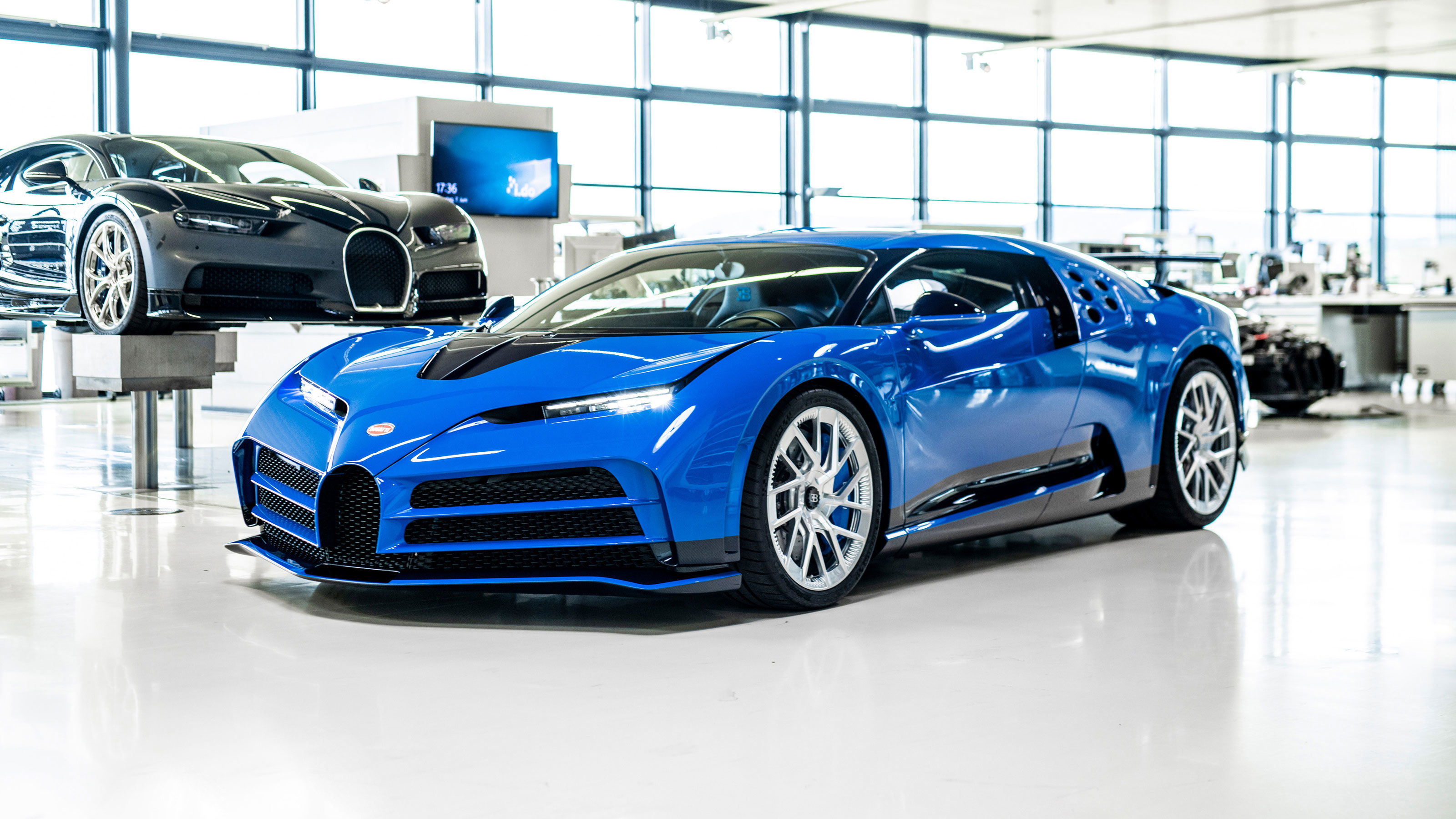 The First Bugatti Centodieci Has Been Delivered In EB110 Blue And