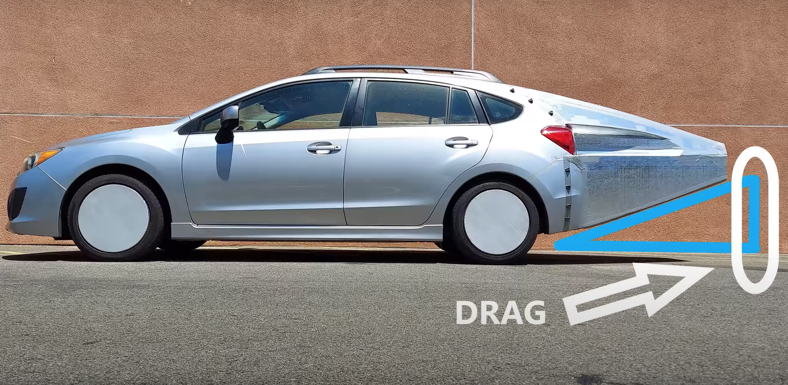 DIY Scientist Builds Subaru Impreza Aero Kit To Beat Rising Fuel Prices