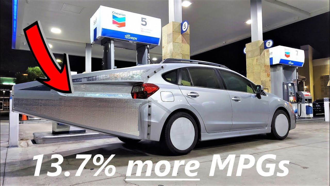 DIY Scientist Builds Subaru Impreza Aero Kit To Beat Rising Fuel Prices